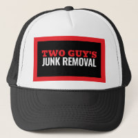 Junk Removal & Waste Hauling Red and Black