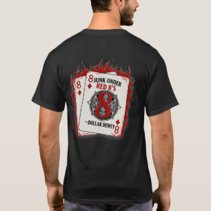 Junk Under Red 8's T-Shirt