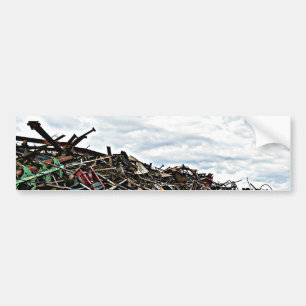 Junk Yard Scrap Metal at Depot Bumper Sticker