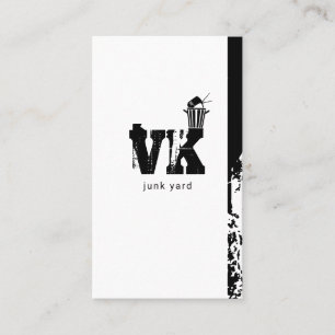 Junk Yard, Scrap Metal, Recycling Business Card