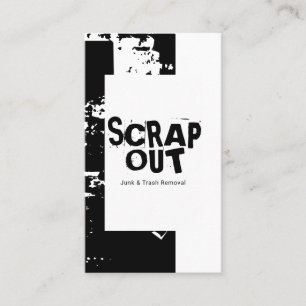 Junk Yard, Scrap Metal, Recycling Business Card