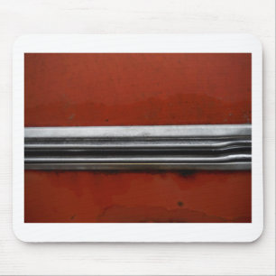 Junk Yard vintage car, Red and Silver Old Paint Mouse Mat