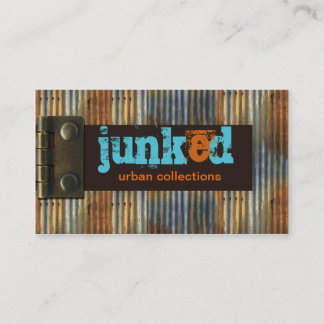 Junk'd Urban Grunge Business Card