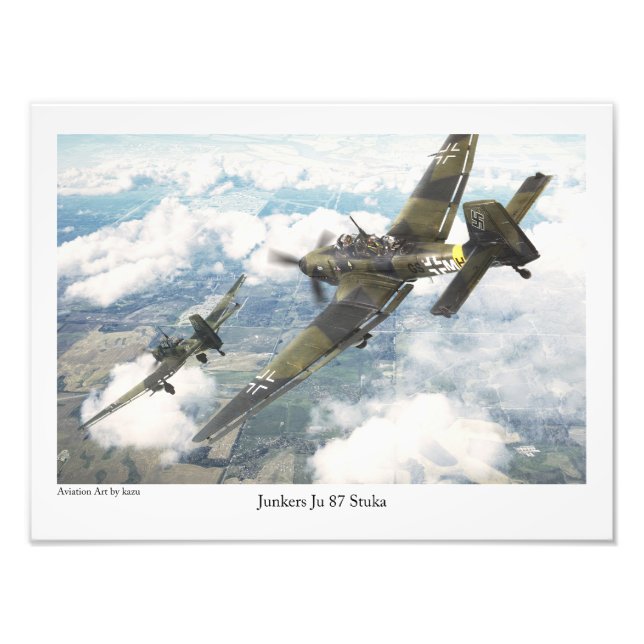 Junkers Ju 87 Photo Print (Front)