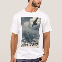 Junkers Ju-87 Stuka poster T-shirt
