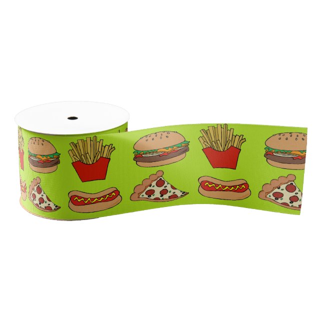 Junkfood ribbon grosgrain ribbon (Spool)
