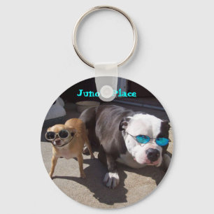 Juno and Nikki Key Ring