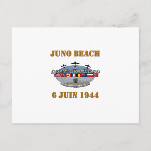 Juno Beach 1944 Normandy Postcard