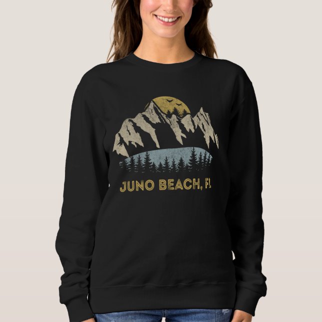 Juno Beach Florida Mountain Sunset Sunrise FL Sweatshirt (Front)