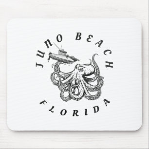 Juno Beach Florida Octopus Saltwater Deep Sea Fish Mouse Mat