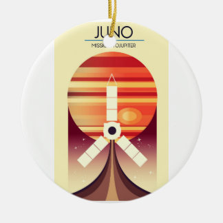 Juno - Mission to Jupiter Space art Ceramic Tree Decoration