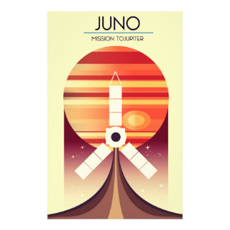 Juno - Mission to Jupiter Space art Photo Print
