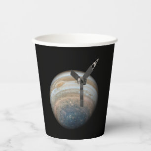 Juno Spacecraft at Planet Jupiter Paper Cups