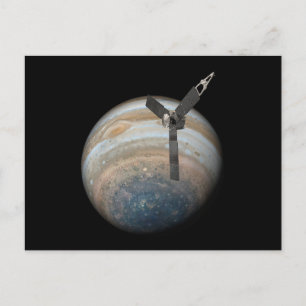 Juno Spacecraft at Planet Jupiter Postcard