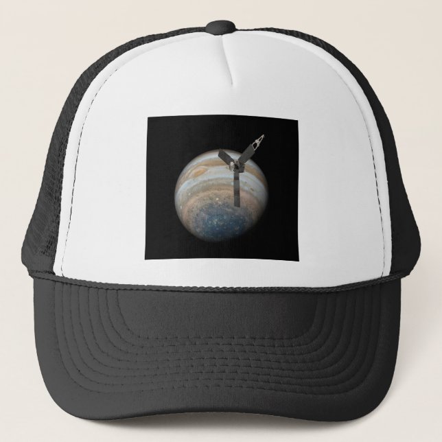 Juno Spacecraft at Planet Jupiter Trucker Hat (Front)