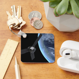 Juno Spacecraft During Its Earth Flyby Key Ring