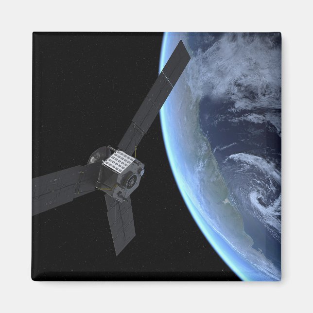 Juno Spacecraft During Its Earth Flyby Magnet (Front)