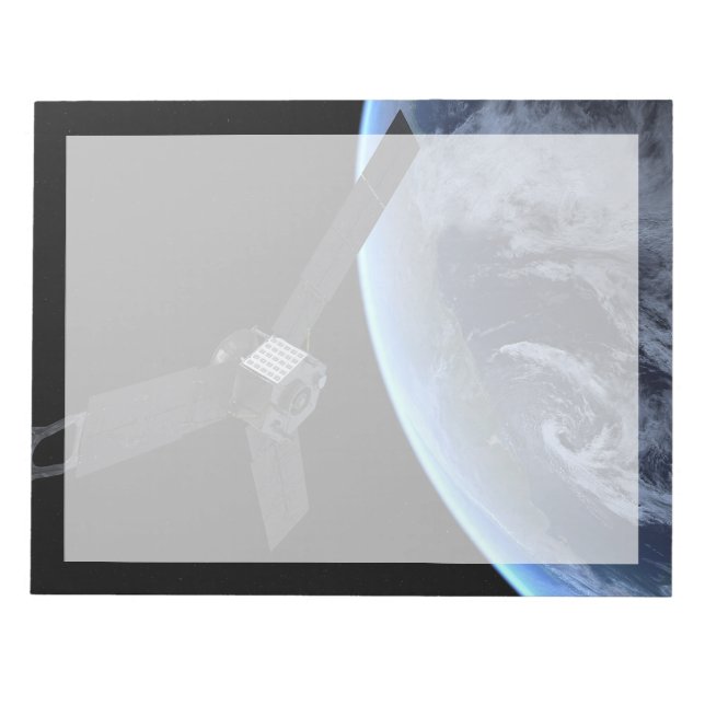 Juno Spacecraft During Its Earth Flyby Notepad (Front)