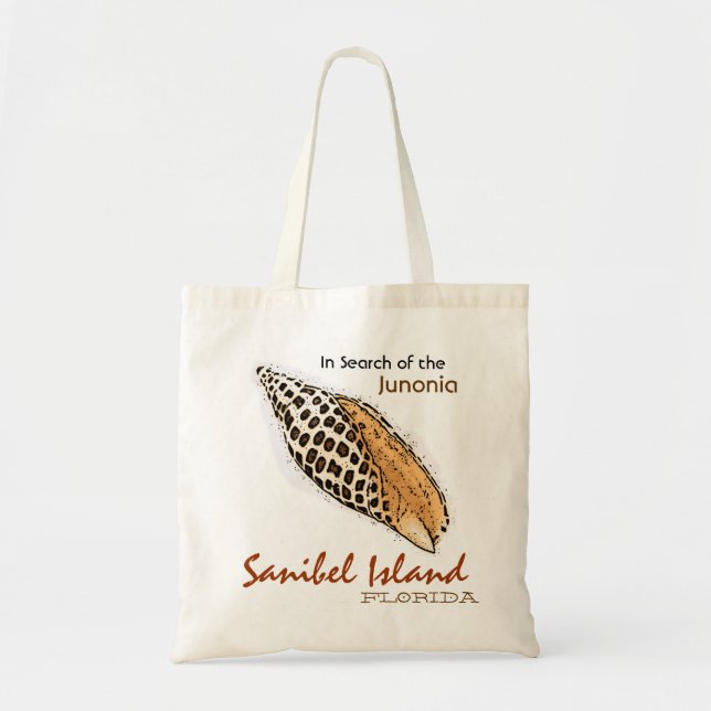Junonia shell Sanibel Island Florida humour bag (Front)
