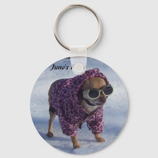 Juno's Winter Wonderland Key Ring (Front)
