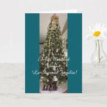 Junto a La Sagrada Familia en Navidad.