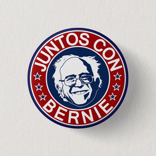 Juntos con Bernie Button (V1) (Front)