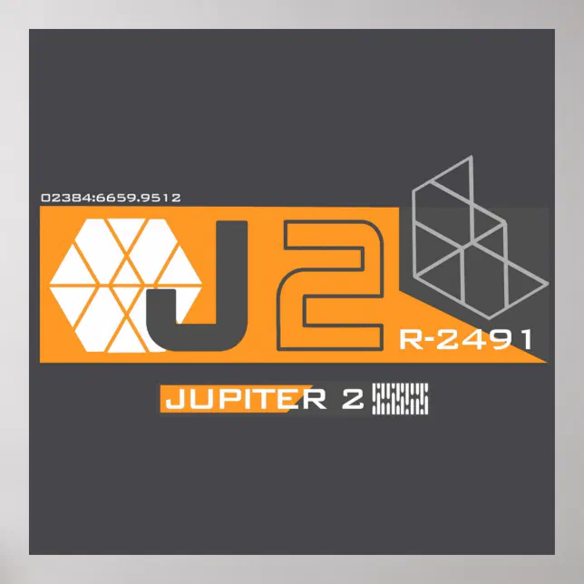 Jupiter 2 Inspired by Lost In Space Poster | Zazzle