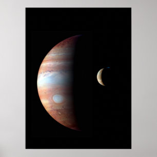 Jupiter 5th Planet with Cassini Solar System Poster