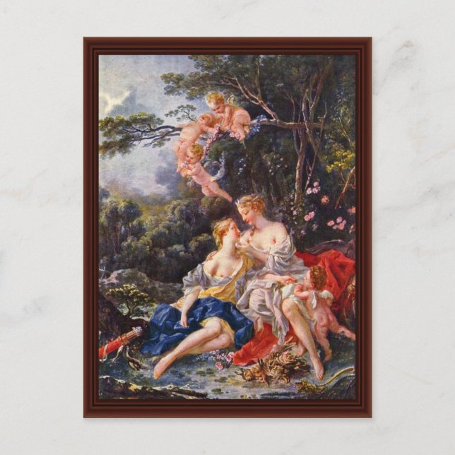 Jupiter And Callisto By François Boucher Postcard (Front)