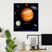 Jupiter and Europa Poster (Home Office)