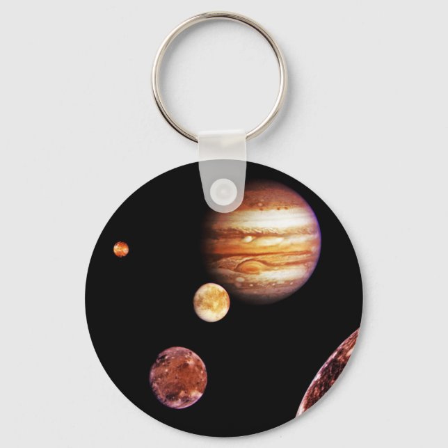 Jupiter and Her Moons Key Ring (Front)