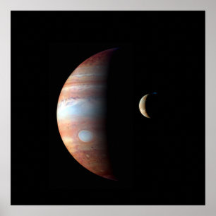 Jupiter and Io Poster