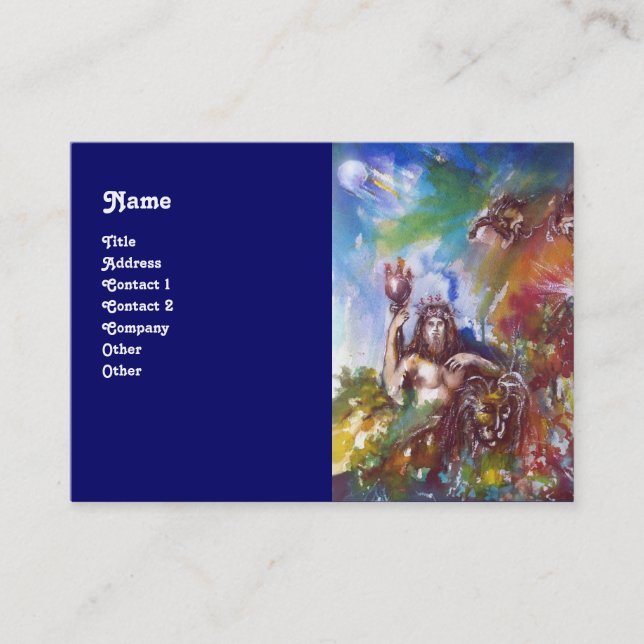 JUPITER AND LION BUSINESS CARD (Front)