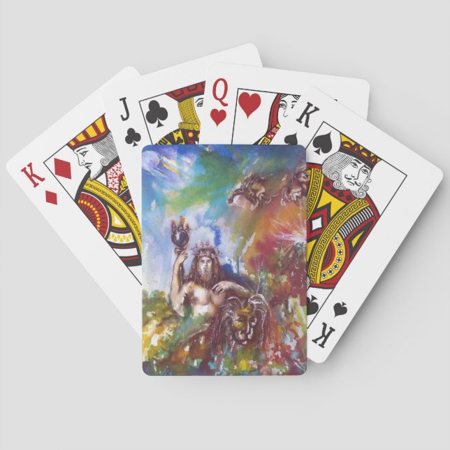 JUPITER AND LION PLAYING CARDS (Back)