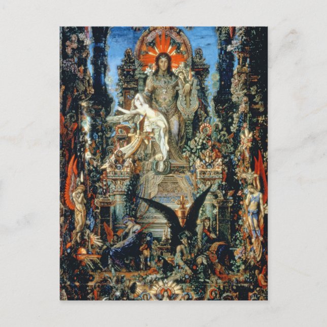 Jupiter and Semele, 1894-95 (oil on canvas) Postcard (Front)