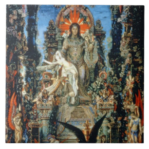 Jupiter and Semele, 1894-95 (oil on canvas) Tile