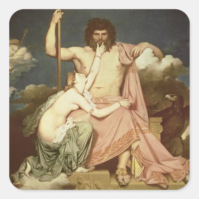Jupiter and Thetis, 1811 Square Sticker (Front)
