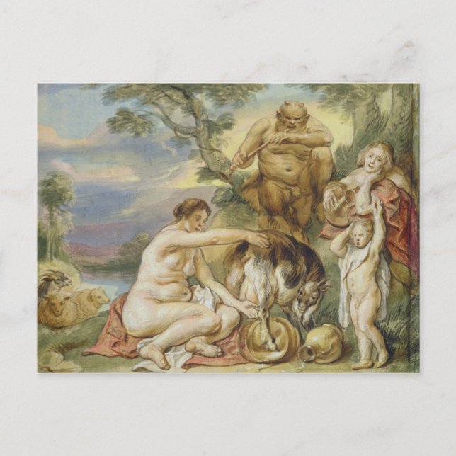 Jupiter as a Child Postcard (Front)