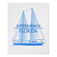 Jupiter Beach Coastal Nautical Sailing Sailor