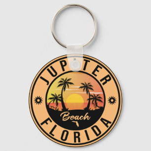 Jupiter Beach Florida Surf - Travel Souvenirs Key Ring