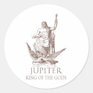 Jupiter Classic Round Sticker
