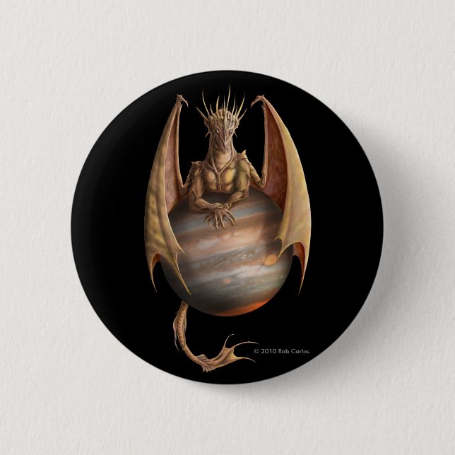 Jupiter Dragon Button (Front)