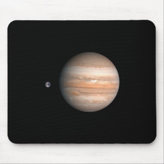 Jupiter Earth Comparison Mouse Mat