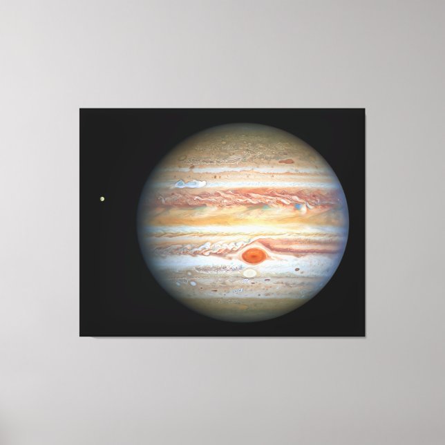 Jupiter & Europa Canvas Print (Front)