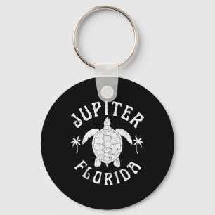 Jupiter Florida Beach Sea Turtle Summer Vacation  Key Ring