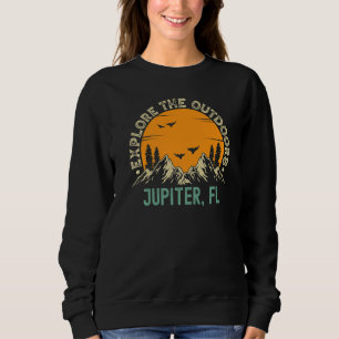Jupiter, Florida - Explore The Outdoors Premium Sweatshirt