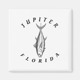 Jupiter Florida Saltwater Beach Fishing Vacation Magnet