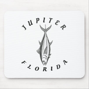 Jupiter Florida Saltwater Beach Fishing Vacation Mouse Mat