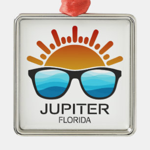 Jupiter Florida Sunglasses Metal Tree Decoration