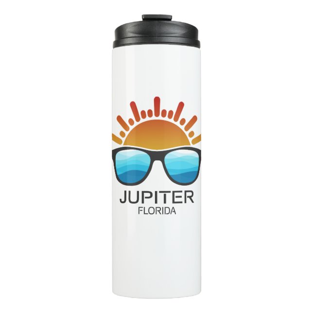 Jupiter Florida Sunglasses Thermal Tumbler (Front)
